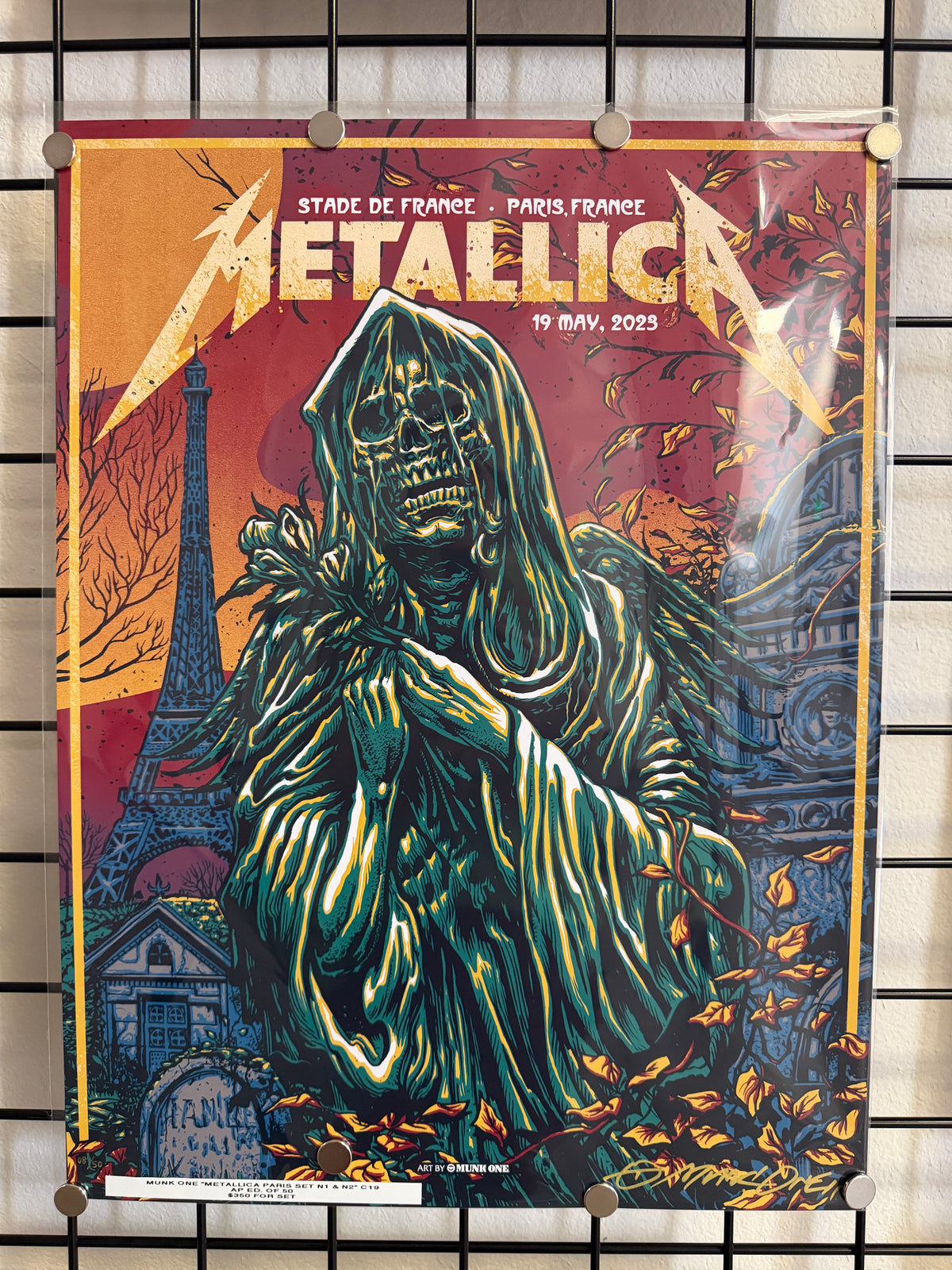 MUNK ONE "Metallica Paris" Both Nights - 2 Print Set 2023