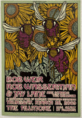 F1001 Bob Weir, Rob Wasserman, Jay Lane, The Fillmore by Gary Houston - March 26, 2009 - San Francisco, Fillmore Gig Print