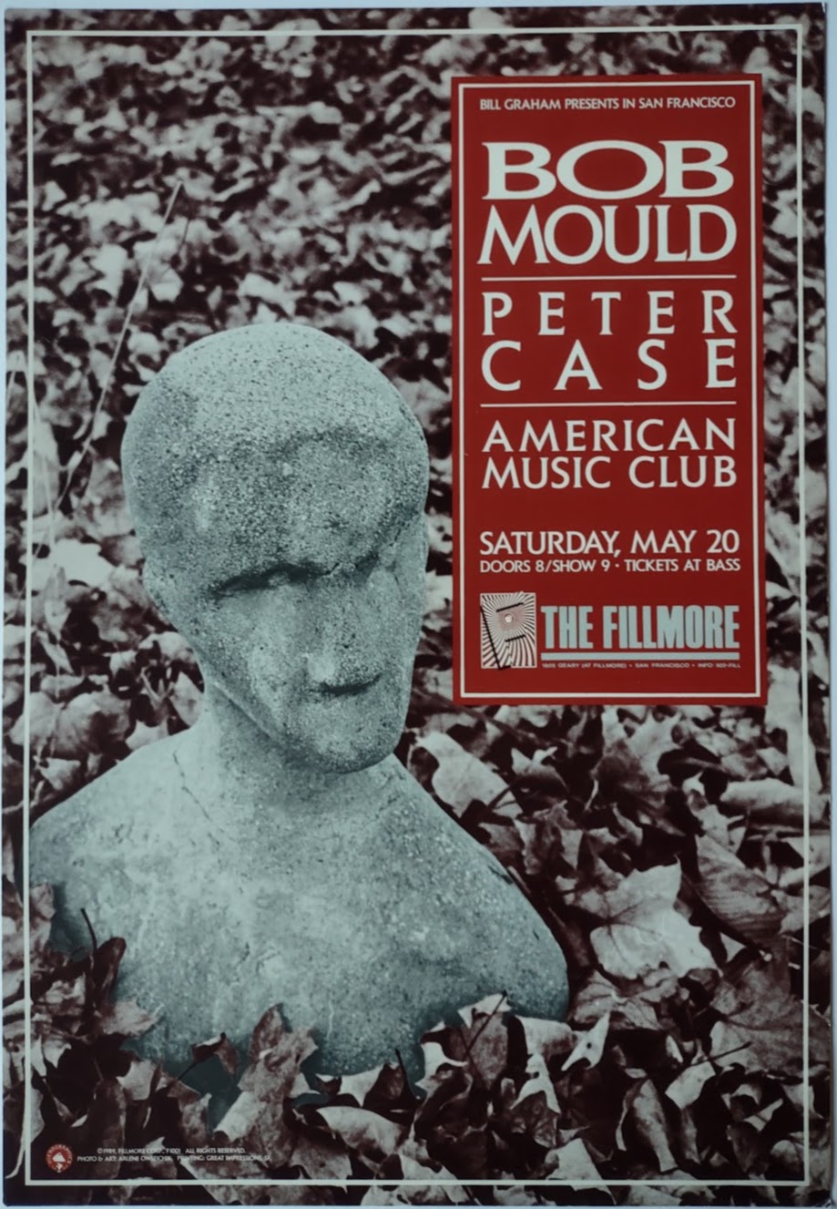 F100 Bob Mould, The Fillmore by Arlene Owseichik - May 20, 1989 - San Francisco, Fillmore Gig Print