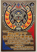 F1012 The Avett Brothers, Magnolia Electric Co, The Fillmore by Gary Houston - May 15-16, 2009 - San Francisco, Fillmore Gig Print