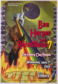 F1015 Ben Harper, Relentless 7, The Fillmore by Winston Smith - May 27, 2009 - San Francisco, Fillmore Gig Print