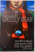 F1018 Grizzly Bear, Here We Go Magic, The Fillmore by John Mavroudis - June 21-22, 2009 - San Francisco, Fillmore Gig Print