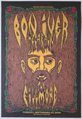 F1024 Bon Iver, Mega Faun, The Fillmore by Matt Leunig - September 22, 2009 - San Francisco, Fillmore Gig Print