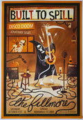 F1029 Built To Spill, Disco Doom, Jonathan Segal, The Fillmore by Nate Wragg - October 31-November 1, 2009 - San Francisco, Fillmore Gig Print