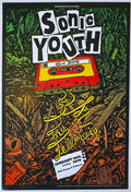 F1036 Sonic Youth, Sic Alps, The Fillmore by Matt Leunig - January 10, 2010 - San Francisco, Fillmore Gig Print