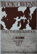 F104 Buck Owens and the Buckaroos, The Fillmore by Arlene Owseichik - June 3 1989 - San Francisco, Fillmore Gig Print