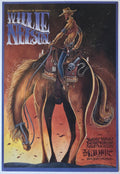 F1079 Willie Nelson, The Fillmore by J. Shea - January 9-12, 2011 - San Francisco, Fillmore Gig Print