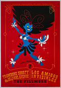 F1086 Trombone Shorty & Orleans Avenue, Los Amigos, Invisibles, The Fillmore by Scrojo - February 11, 2011 - San Francisco, Fillmore Gig Print