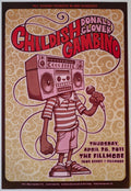 F1101 Childish Gambino, Donald Glover, The Fillmore by Reuben Rude - April 28, 2011 - San Francisco, Fillmore Gig Print