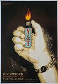 F1104 Y&T, Kip Winger, The Fillmore by Miles Stegall - May 7, 2011 - San Francisco, Fillmore Gig Print