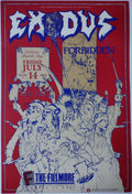 F110 Exodus, The Fillmore by Arlene Owseichik - July, 14 1989 - San Francisco, Fillmore Gig Print