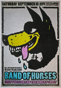 F1113 Band Of Horses, Brett Netson And The Hungry Ghost, The Fillmore by The Uprising Creative - September 10, 2011 - San Francisco, Fillmore Gig Print