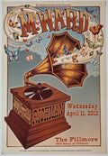 F1153 M. Ward, Jonathan Richman, The Fillmore by Reuben Rude - April 11, 2012 - San Francisco, Fillmore Gig Print