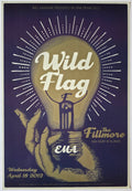 F1157 Wild Flag, Ema, The Fillmore by Mishka Westell - April 18, 2012 - San Francisco, Fillmore Gig Print