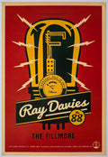F1177 Ray Davies, The 88, The Fillmore by Scrojo - July 19, 2012 - San Francisco, Fillmore Gig Print