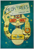 F1178 Neon Trees, Penguin Prison, Jjamz, The Fillmore by Chad Grohman - July 29, 2012 - San Francisco, Fillmore Gig Print