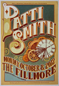 F1184 Patti Smith, The Fillmore by Reuben Rude - October 8, 2012 - San Francisco, Fillmore Gig Print