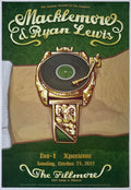 F1188 Macklemore, Ryan Lewis, The Fillmore by Derek Studebaker Johnson - October 21, 2012 - San Francisco, Fillmore Gig Print