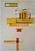 F1209 Alt-J, Hundred Waters, The Fillmore by Lil Tuffy - April 10, 2013 - San Francisco, Fillmore Gig Print