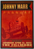 F1212 Johnny Marr, Alamar, The Fillmore by Eyeball James - April 13, 2013 - San Francisco, Fillmore Gig Print