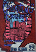 F145 Counting Crows, The Fillmore by John Howard - May 22, 1994 - San Francisco, Fillmore Gig Print