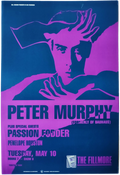 F15 Peter Murphy, The Fillmore by Arlene Owseichik - May 10, 1988 - San Francisco, Fillmore Gig Print