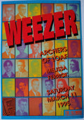 F180 Weezer, The Fillmore by Eric Marshall - March 11, 1995 - San Francisco, Fillmore Gig Print