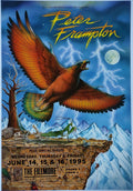 F193 Peter Frampton, The Fillmore by Harry Rossit - June 14-16, 1995 - San Francisco, Fillmore Gig Print