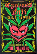 F205 Cypress Hill, The Fillmore by Chris Shaw - December 20, 1995 - San Francisco, Fillmore Gig Print