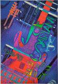 F206 Joe Satriani, The Fillmore by Su Suttle - December 28-29, 1995 - San Francisco, Fillmore Gig Print