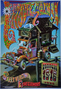 F210 Leftover Salmon, The Fillmore by Jim Phillips - March 15-16, 1996 - San Francisco, Fillmore Gig Print