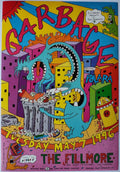 F221 Garbage, The Fillmore by Runt - May 7, 1996 - San Francisco, Fillmore Gig Print