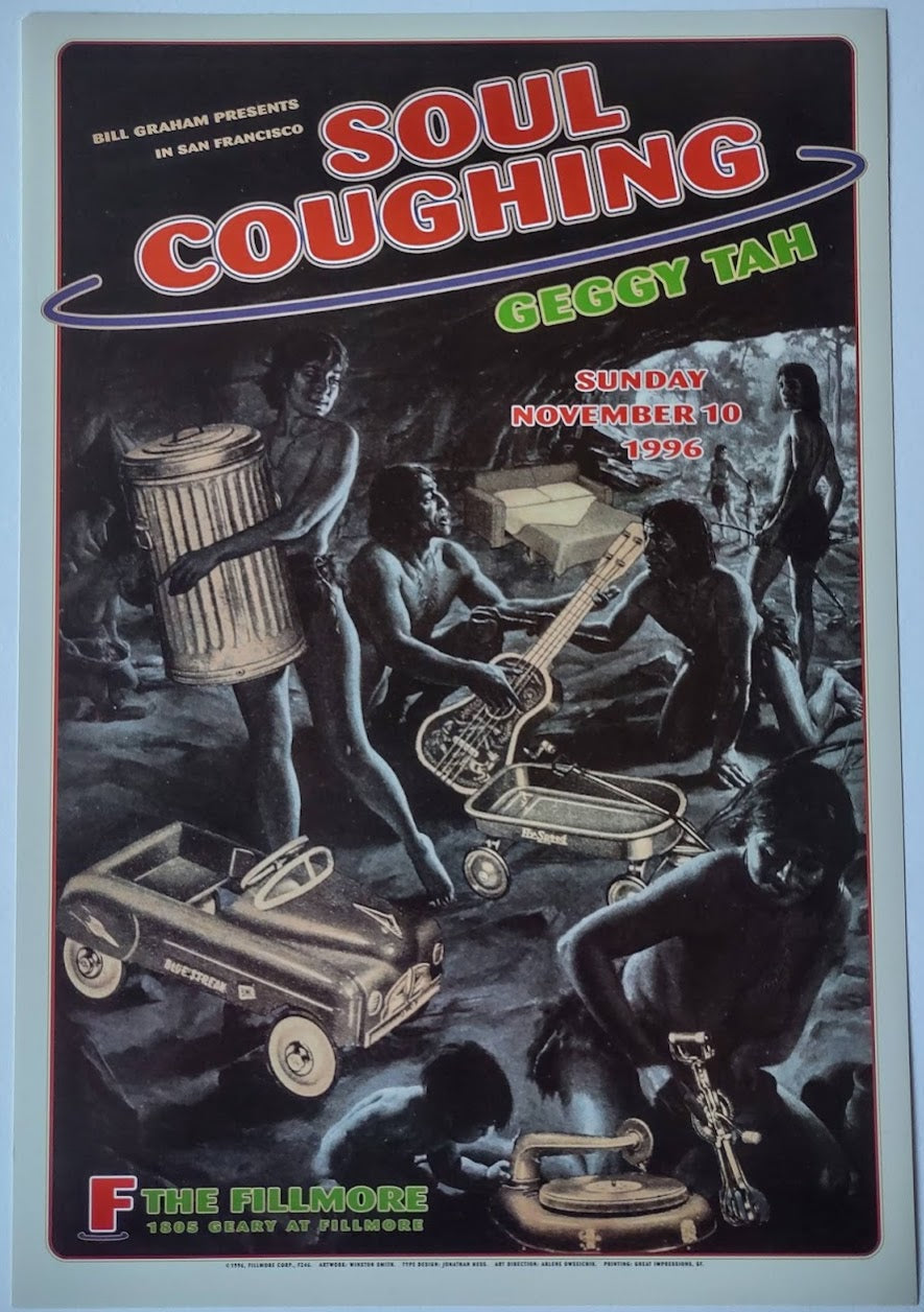 F246 Soul Coughing, The Fillmore by Winston Smith - November 10, 1996 - San Francisco, Fillmore Gig Print