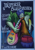 F260 Jon Spencer Blues Explosion, The Fillmore by Scorched Earth Society - March 19, 1997 - San Francisco, Fillmore Gig Print