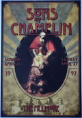 F267 Sons of Champlin, The Fillmore by Zaremba Visual Communication - April 27, 1997 - San Francisco, Fillmore Gig Print