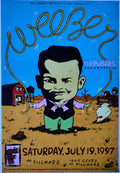 F279 Weezer, The Fillmore by Weissman/All Star Pictures - Jul 19, 1997 - San Francisco, Fillmore Gig Print