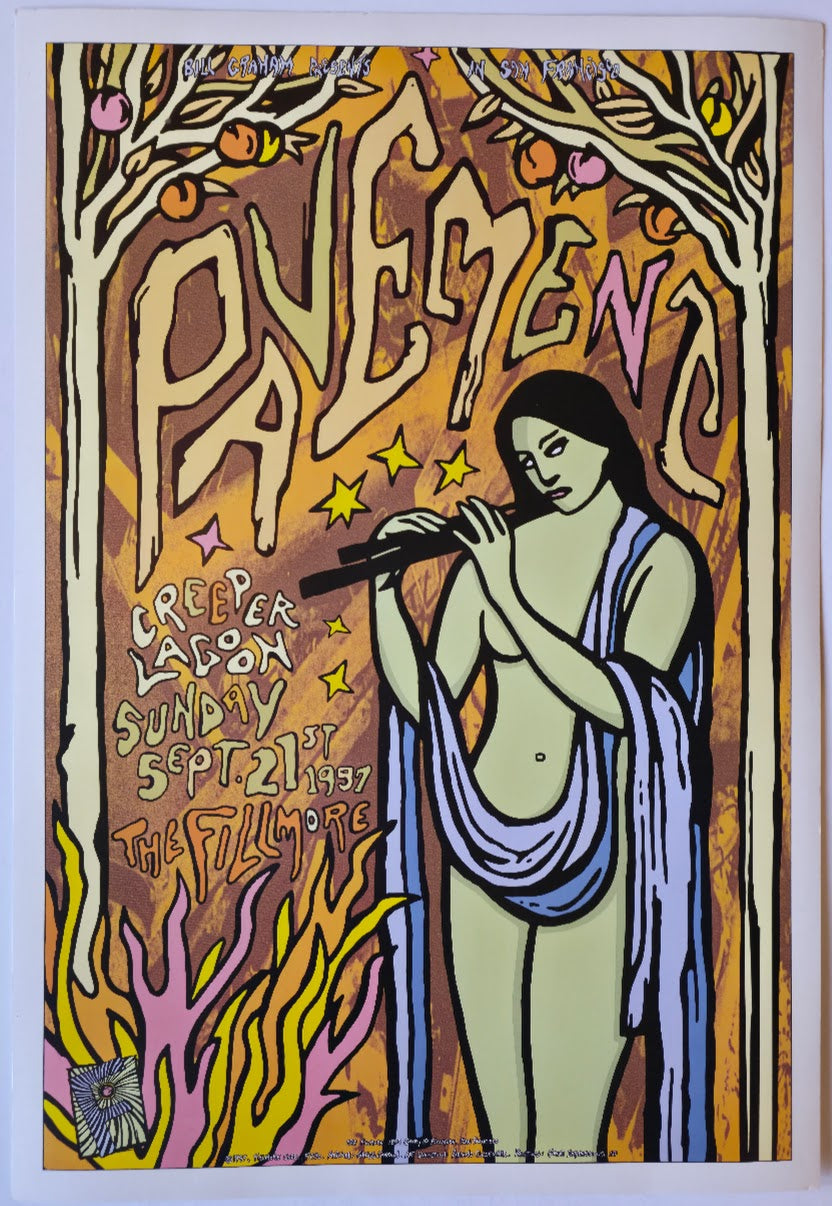F290 Pavement, The Fillmore by Gregg Gordon - September 21,1997 - San Francisco, Fillmore Gig Print