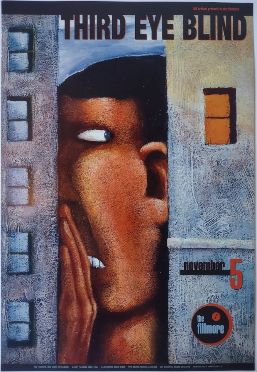 F300 Third Eye Blind, The Fillmore by David Regan - Nov 5, 1997 - San Francisco, Fillmore Gig Print