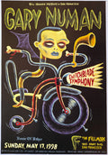 F328 Gary Numan, Switchblade Symphony, The Fillmore by Mats - May 17 1998 - San Francisco, Fillmore Gig Print
