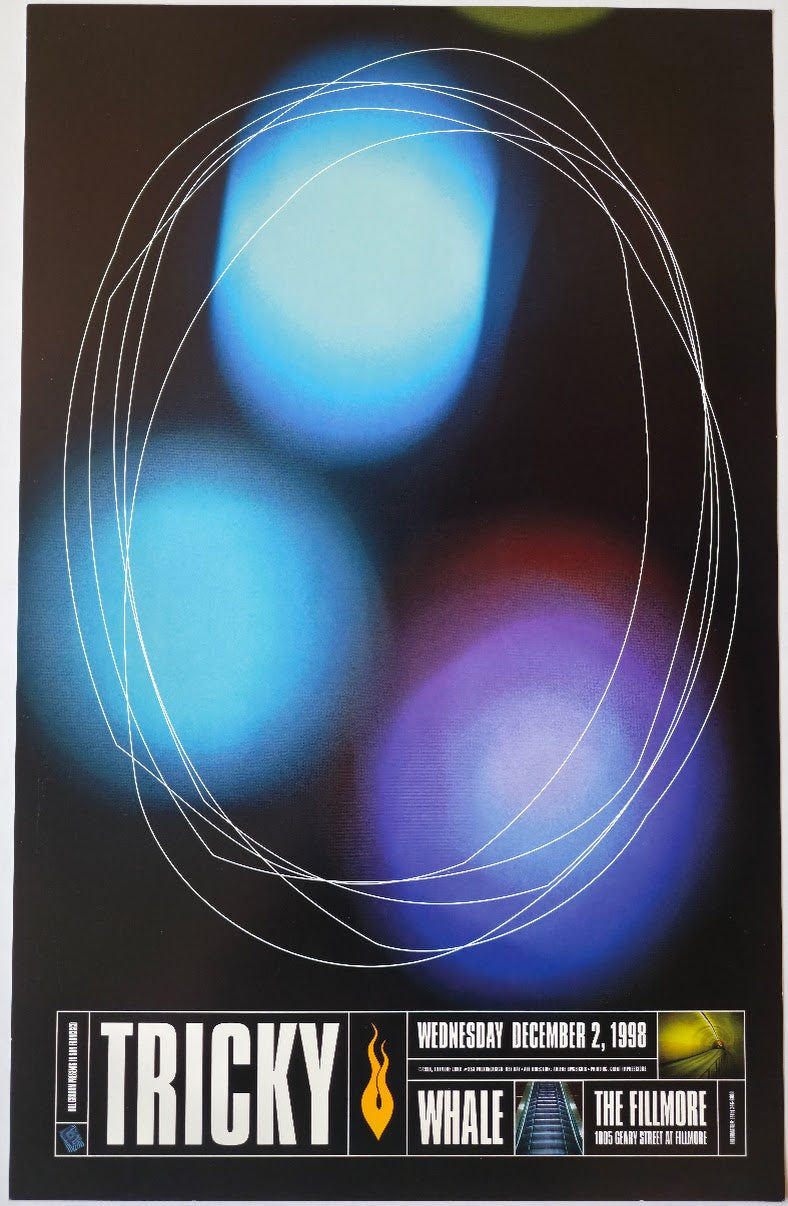 F353 Tricky, The Fillmore by Rex Ray - December 2, 1998 - San Francisco, Fillmore Gig Print