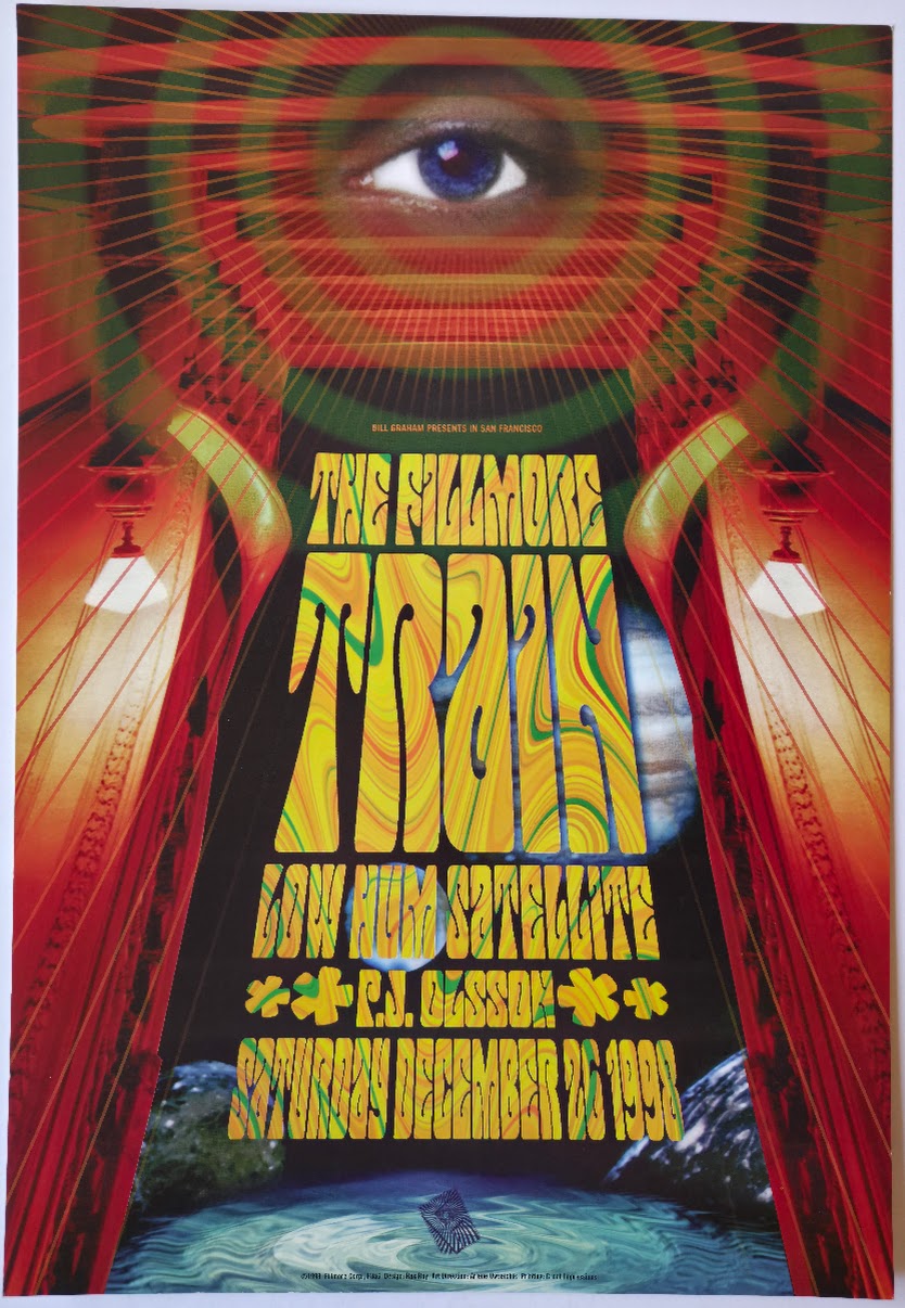F356 Train, Low Hum Satellite, The Fillmore by Rex Ray - December 26, 1998 - San Francisco, Fillmore Gig Print