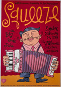 F359 Squeeze, Big Rude Jake, The Fillmore by Brian Biggs - February 14, 1999 - San Francisco, Fillmore Gig Print