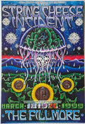F369 String Cheese Incident, The Fillmore by Michael Everett - March 18-20, 1999 - San Francisco, Fillmore Gig Print