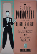 F36 Buster Poindexter, The Fillmore by Libbie Shock - July 16, 1988 - San Francisco, Fillmore Gig Print