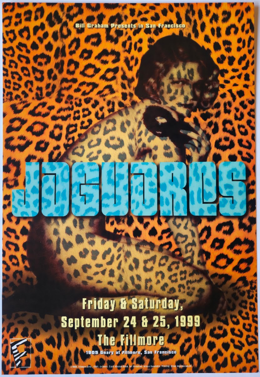 F384 Jaguares, The Fillmore by Scott Idleman/Blink - September 24-25, 1999 - San Francisco, Fillmore Gig Print