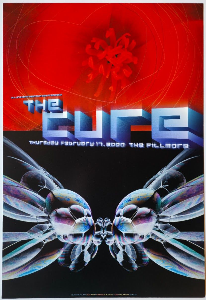 F396 The Cure, The Fillmore by Rex Ray - February 17, 2000 - San Francisco, Fillmore Gig Print