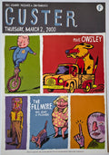 F399 Guster, Owsley, The Fillmore by Brian Biggs - March 2, 2000 - San Francisco, Fillmore Gig Print