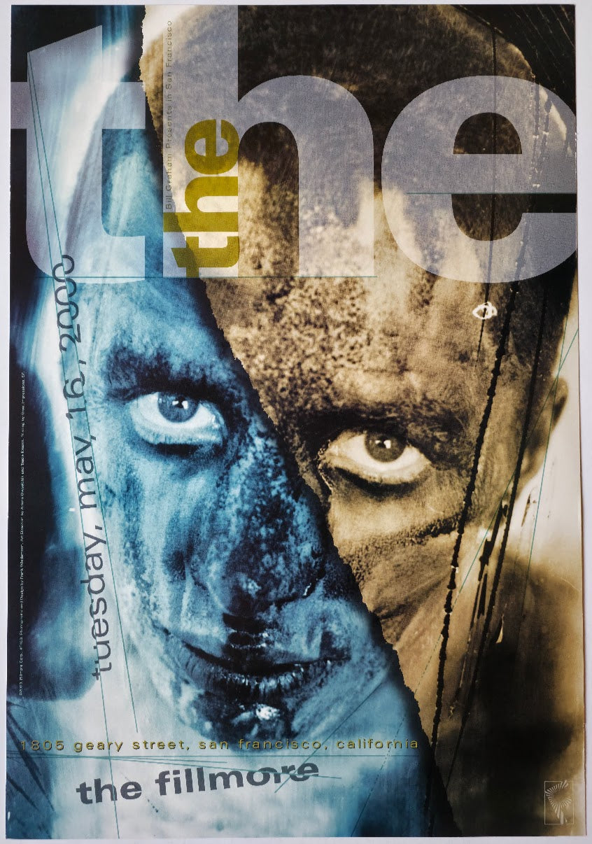 F403 The The, The Fillmore by Frank Wiedemann - May 16, 2000 - San Francisco, Fillmore Gig Print