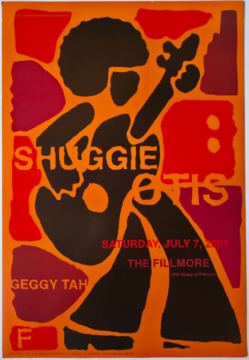 F462 Shugie Otis, The Fillmore by Scott Idleman/Blink - July 7, 2001 - San Francisco, Fillmore Gig Print