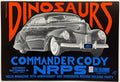 F46 Dinosaurs, The Fillmore, Signed by Altonn Kelley by Alton Kelley - September 10, 1988 - San Francisco, Fillmore Gig Print